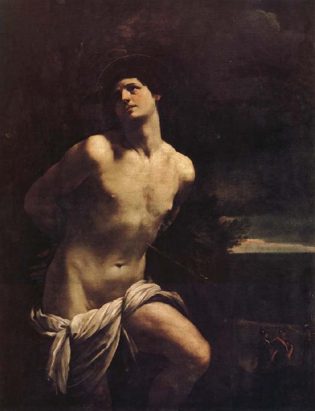 Guido Reni Saint Sebastien martyr dans un paysage oil painting image